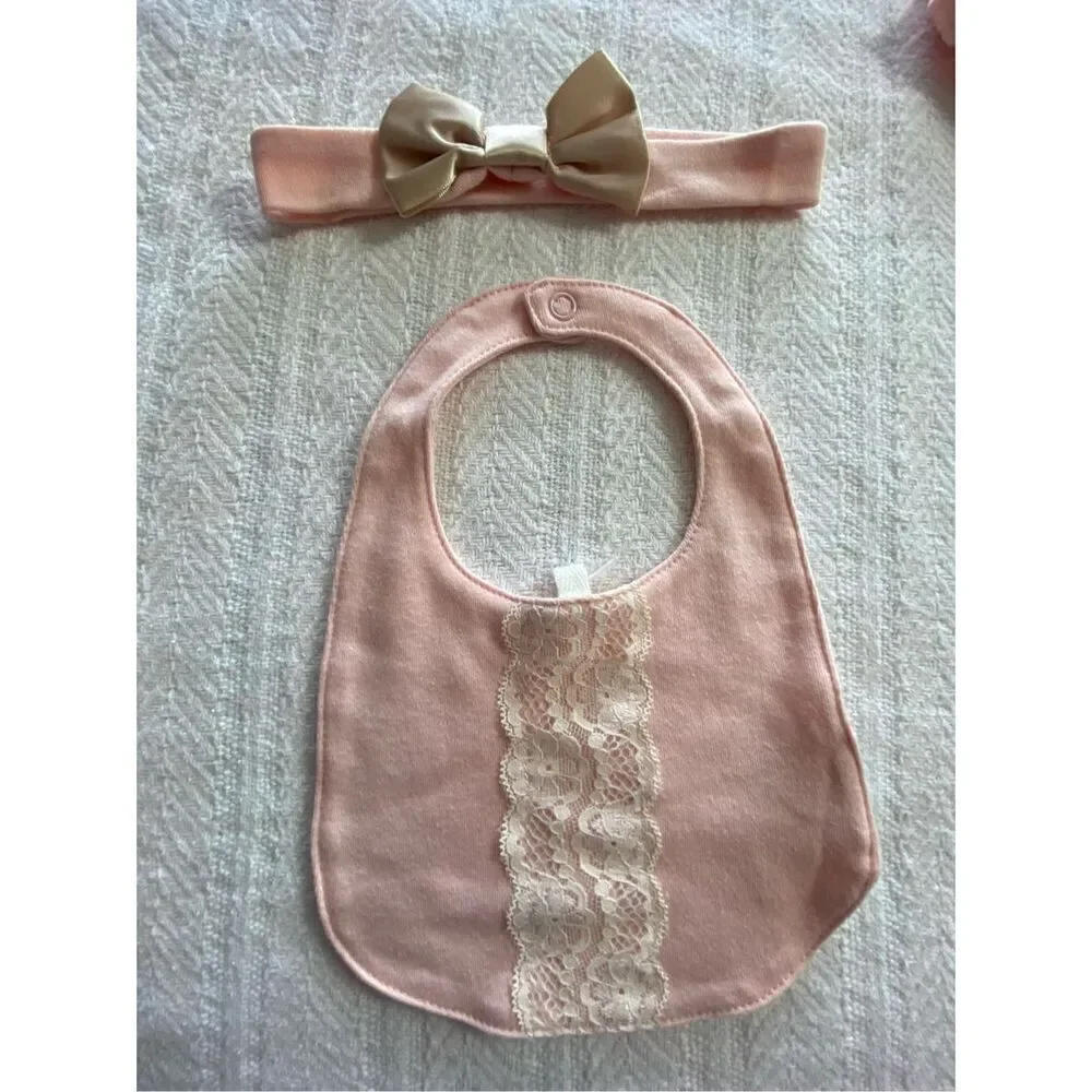 NICOLE MILLER Baby 3/6 Month 3 Piece Dress Set